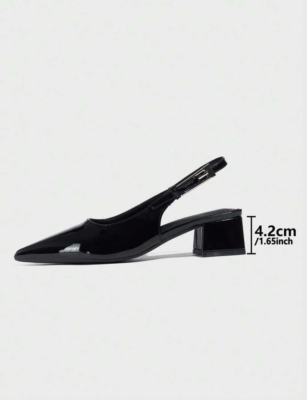 Pantofi cu toc Shein, mov