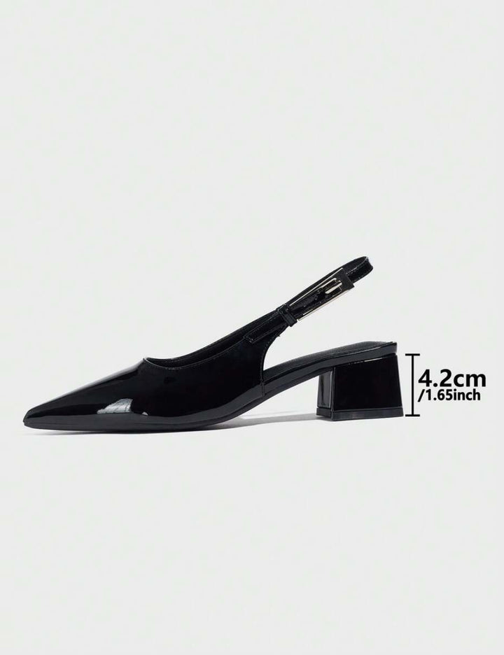 Pantofi cu toc Shein, mov