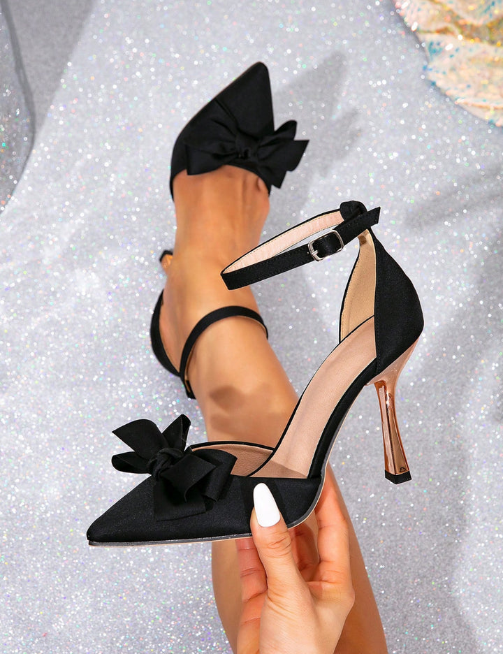 Pantofi cu toc SHEIN, negru