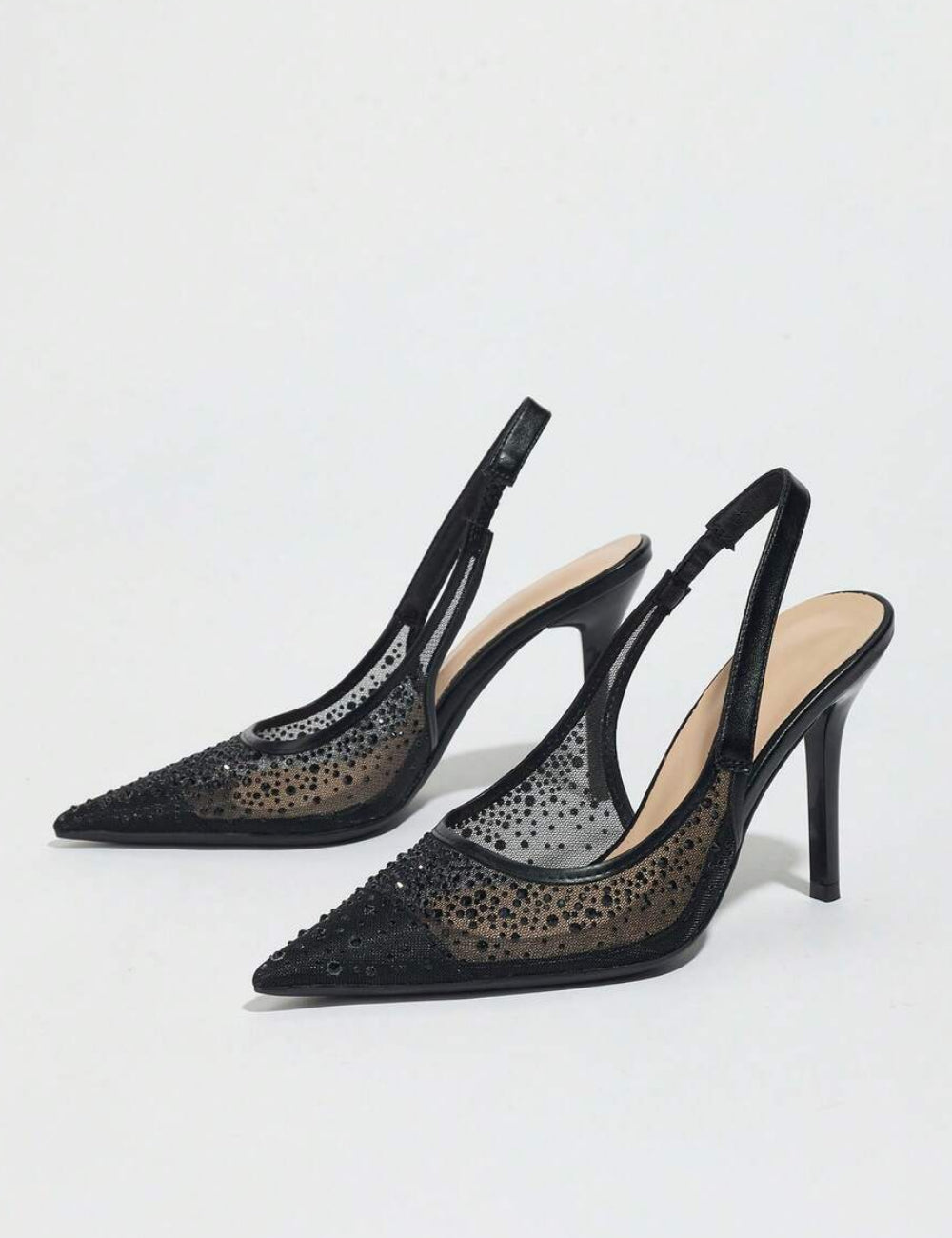 Pantofi cu toc Shein, negru