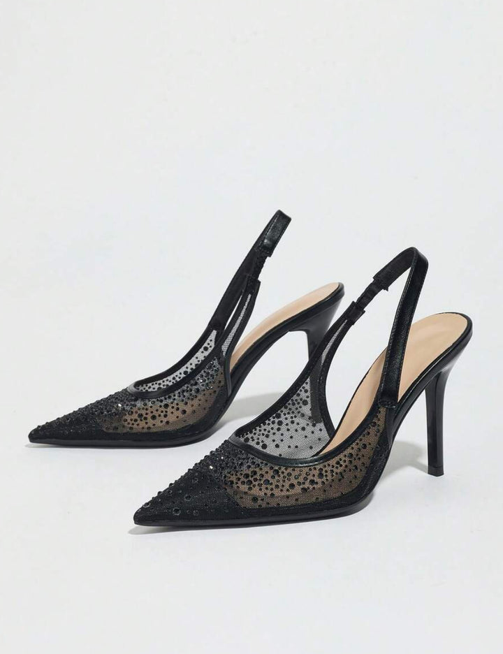 Pantofi cu toc Shein, negru