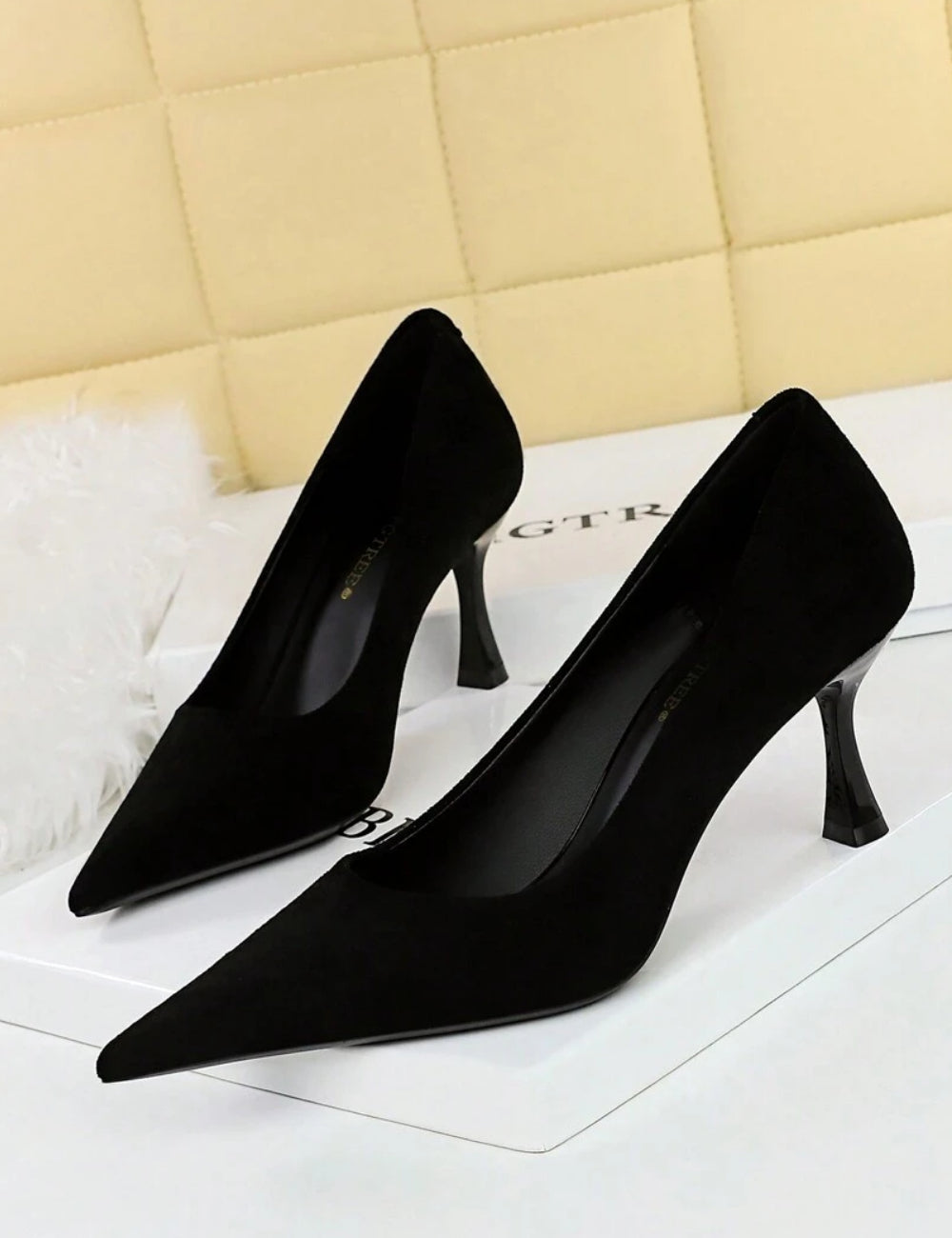 Pantofi cu toc Shein, negru