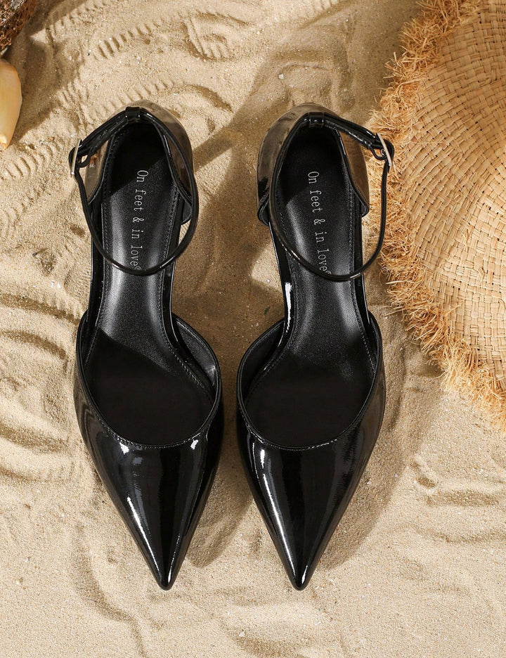 Pantofi cu toc Shein, negru