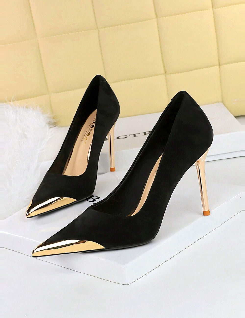 Pantofi cu toc Shein, negru