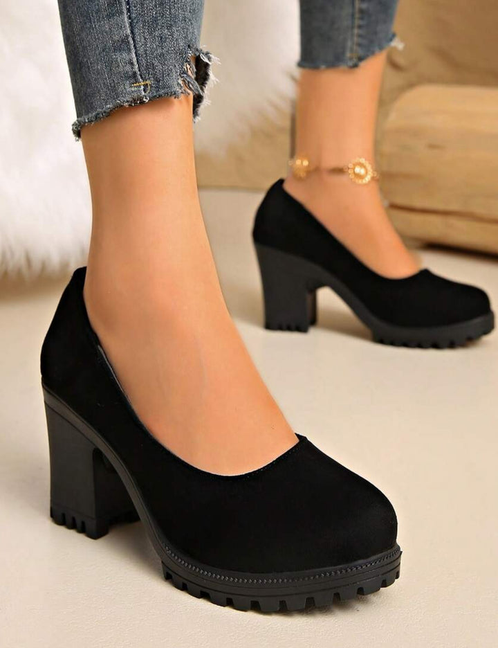 Pantofi cu toc Shein, negru