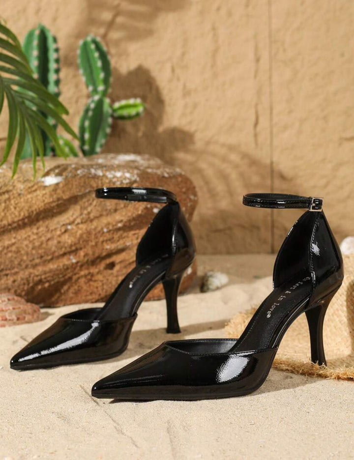 Pantofi cu toc SHEIN, negru