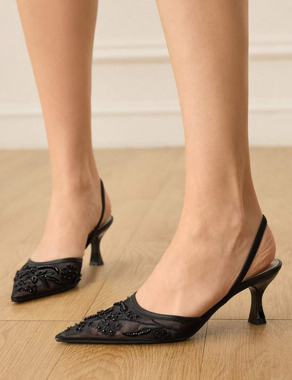 Pantofi cu toc Shein, negru