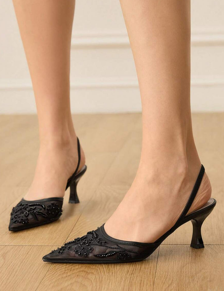 Pantofi cu toc Shein, negru
