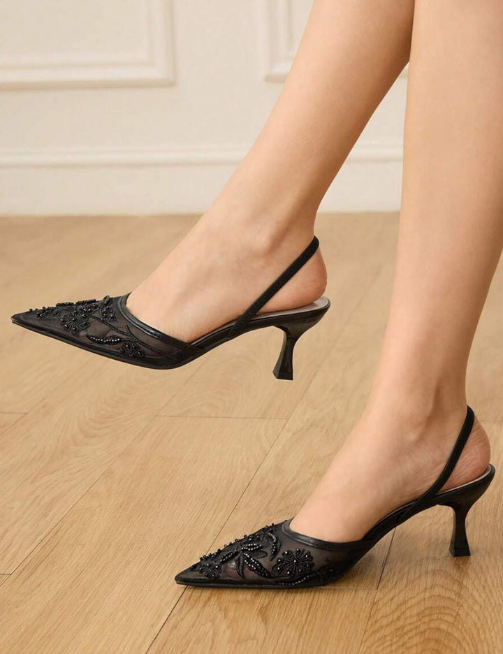 Pantofi cu toc Shein, negru