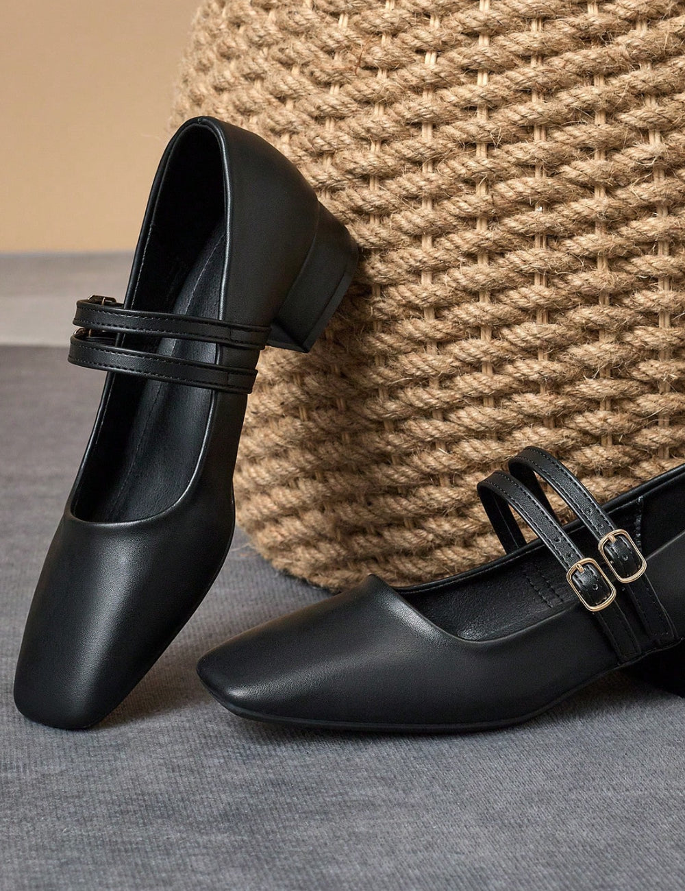 Pantofi cu toc SHEIN, negru