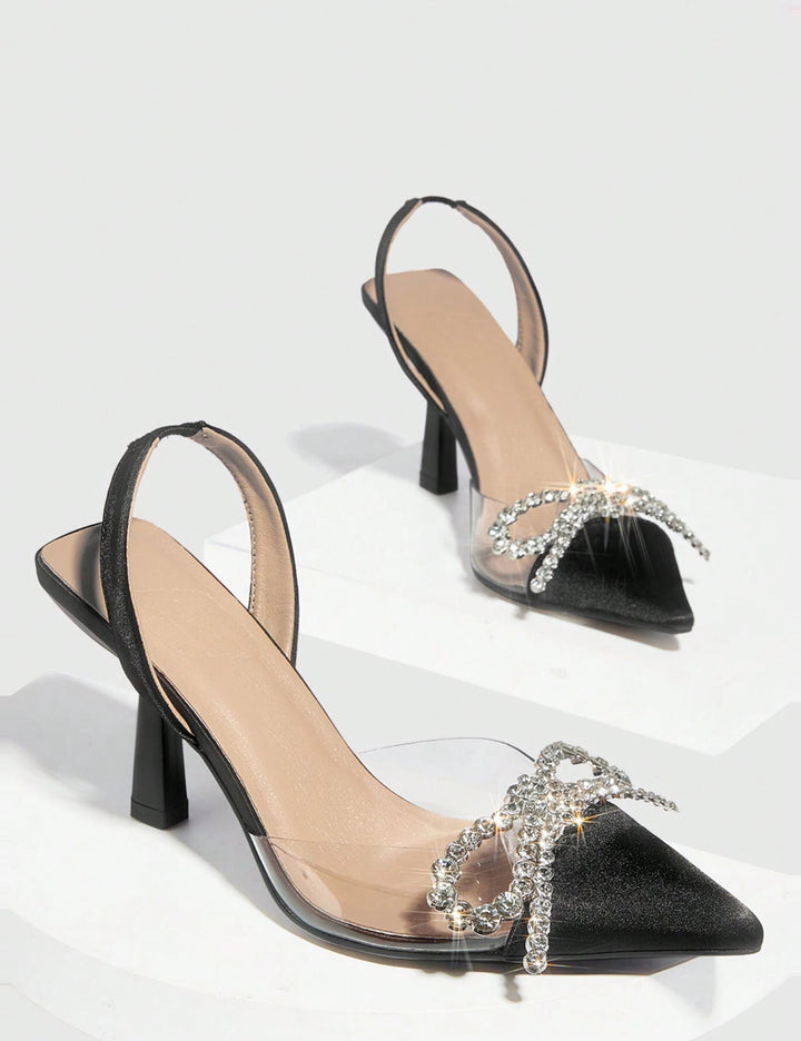 Pantofi cu toc SHEIN, negru