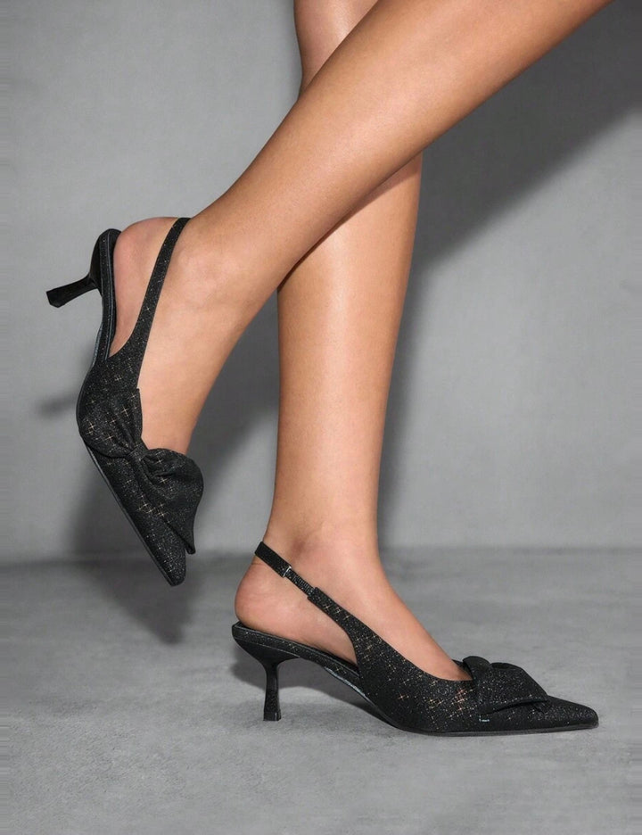 Pantofi cu toc Shein, negru