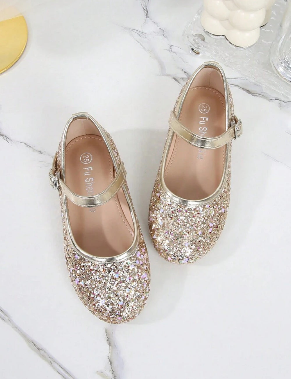Pantofi Shein, auriu
