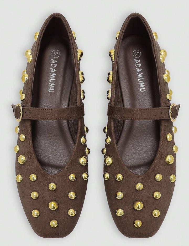 Pantofi Shein, maro