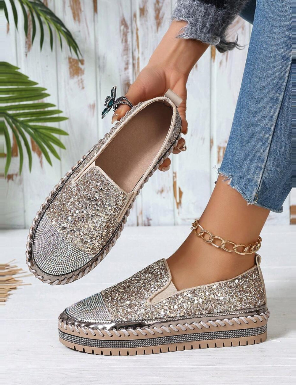 Espadrile Shein, mix culori