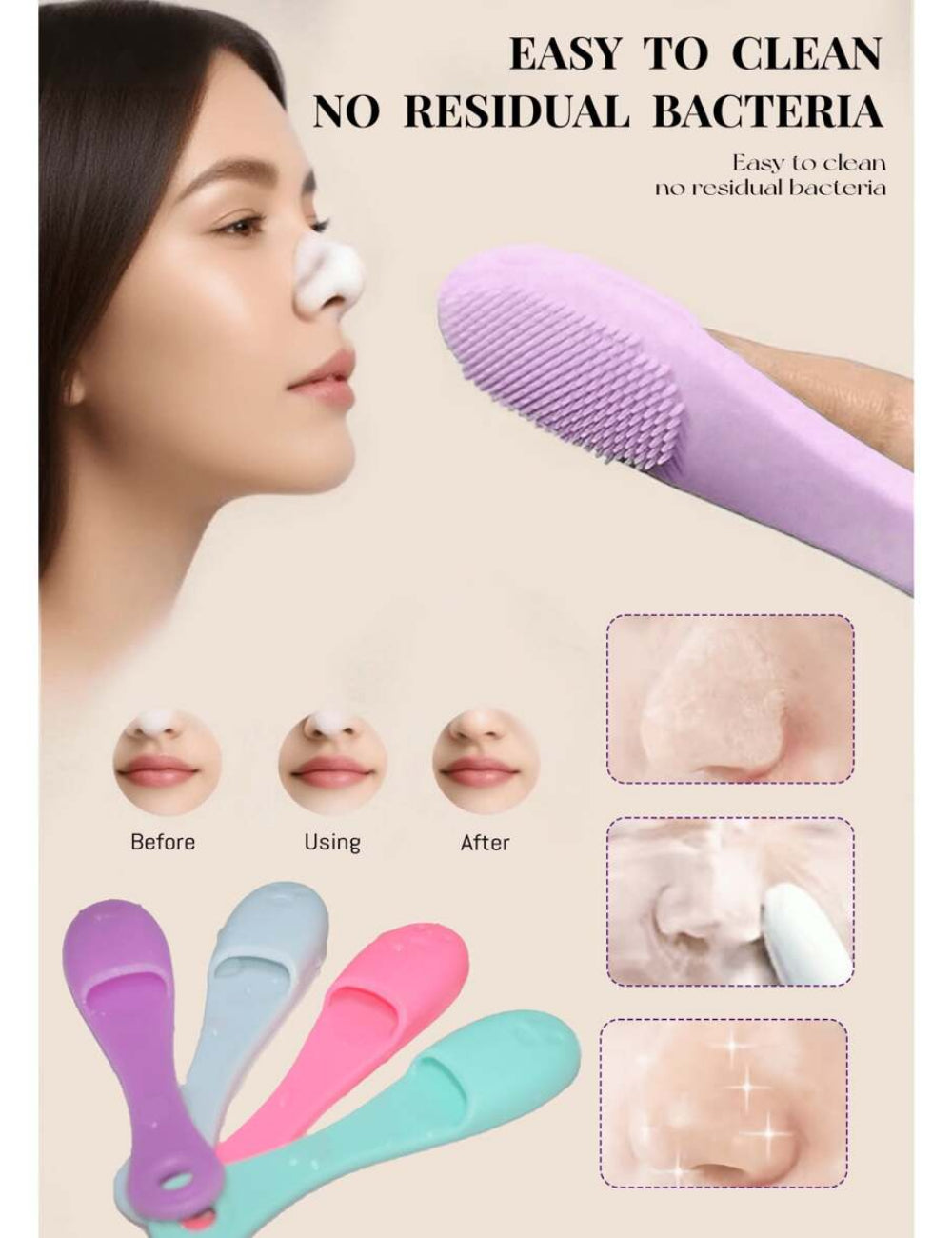 Perie de curatare Shein, roz