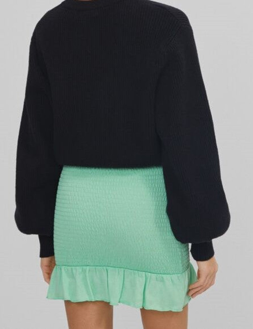 Fustă mini Bershka, verde