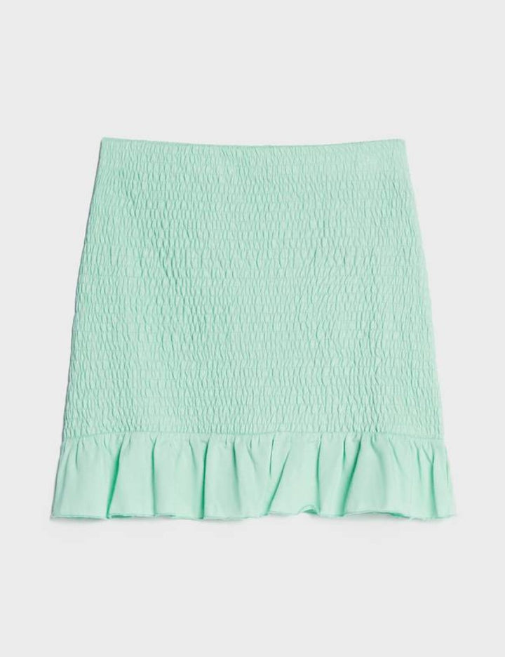 Fustă mini Bershka, verde