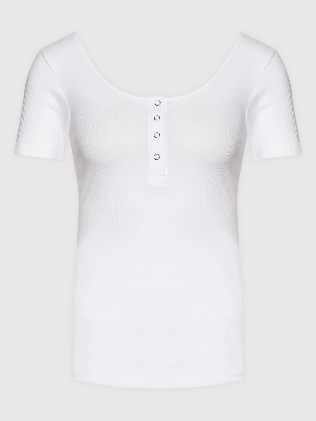 Tricou PIECES, alb