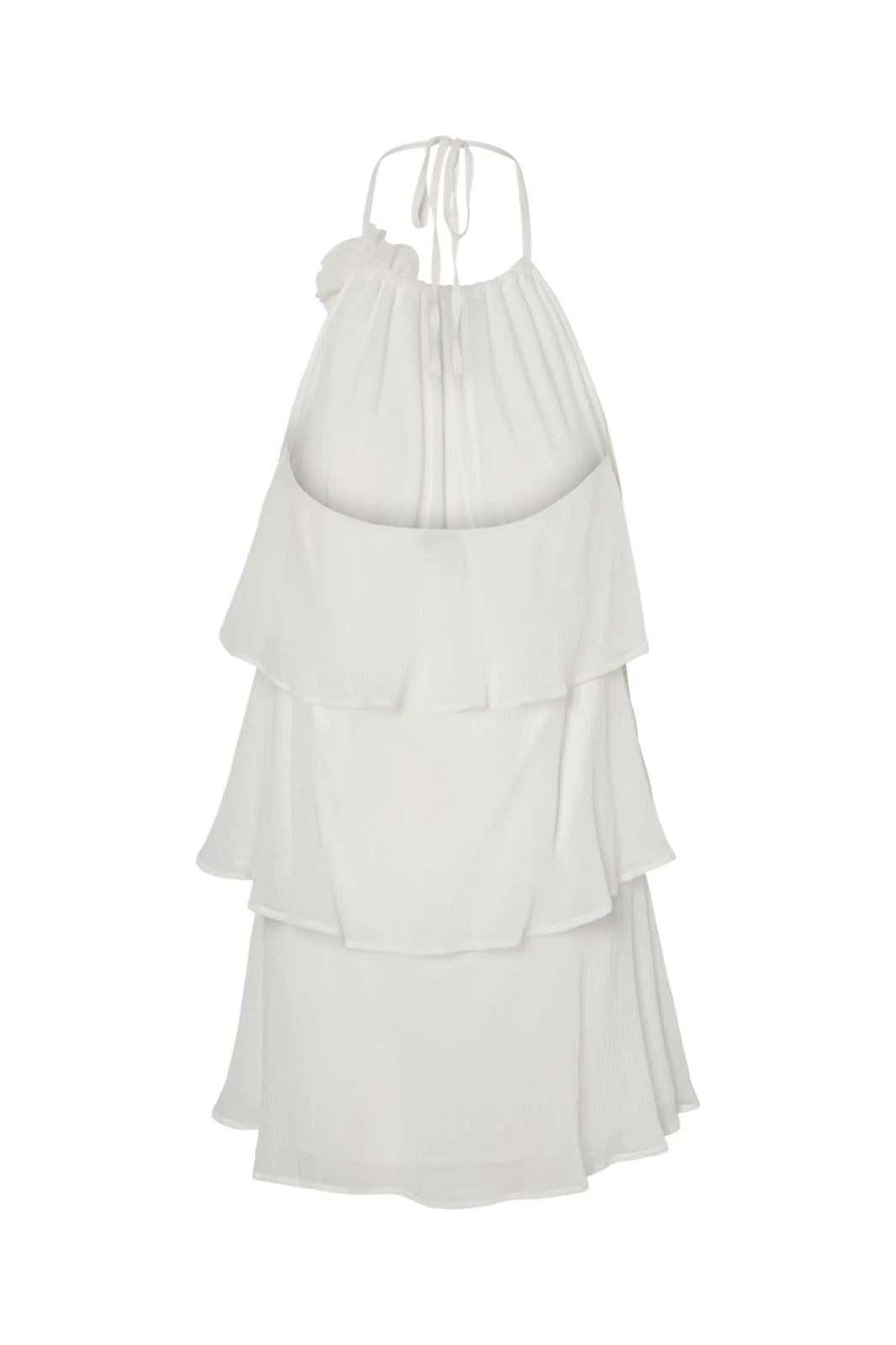 Rochie mini PIECES, alb