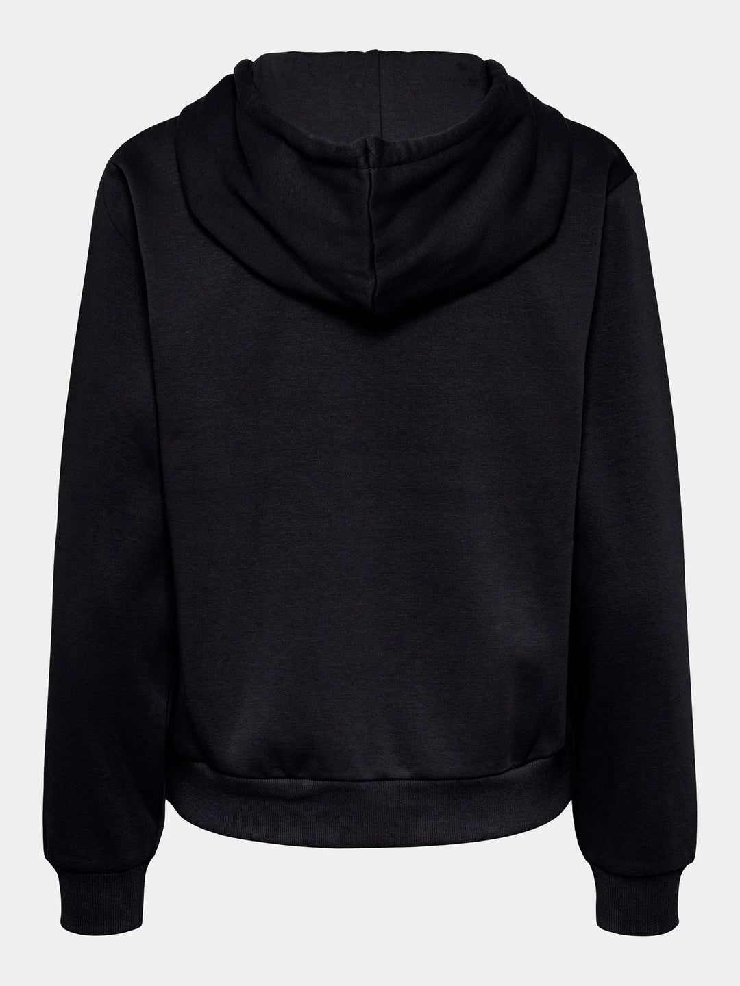 Hanorac cu fermoar PIECES, negru