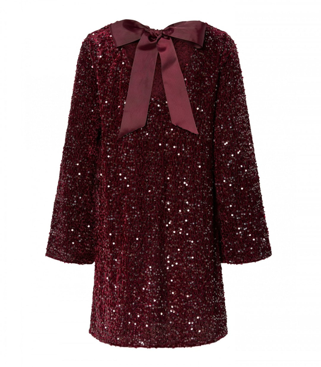 Rochie mini PIECES, vișiniu