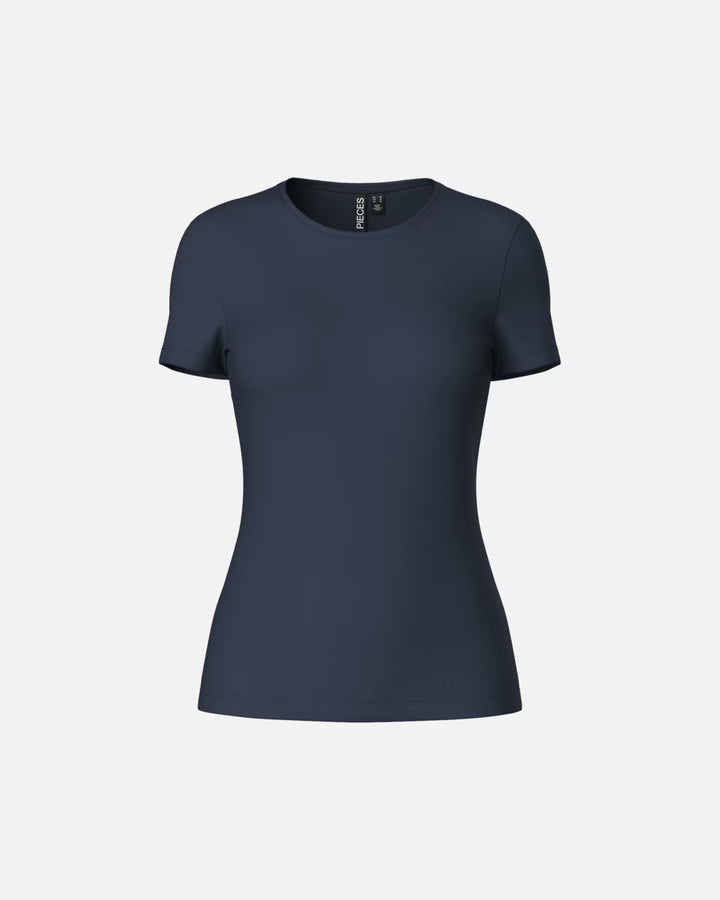 Tricou Pieces, albastru