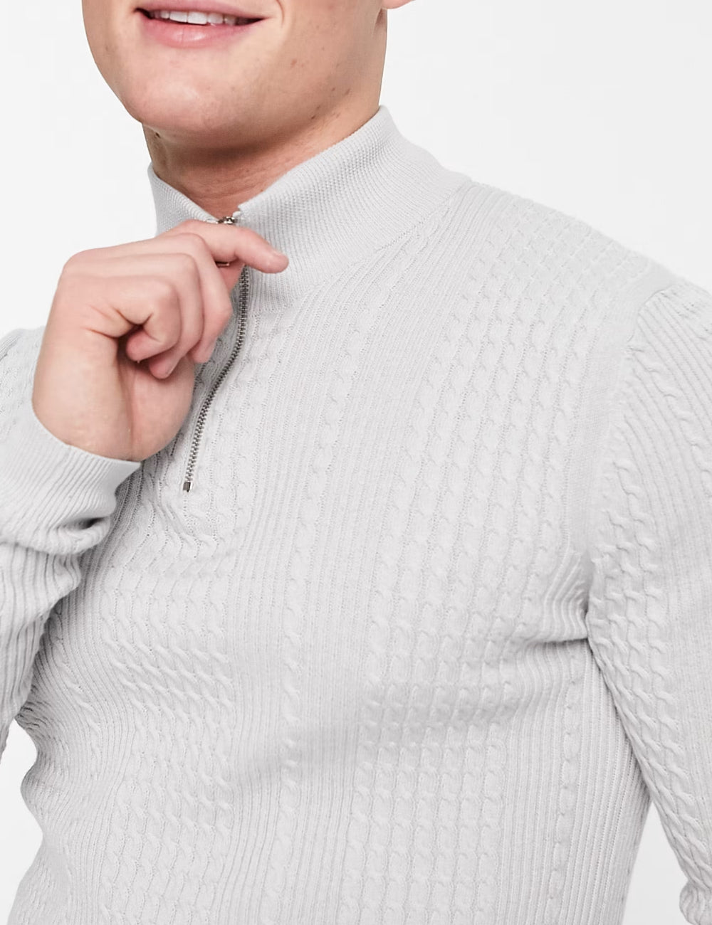 Pulover ASOS, gri