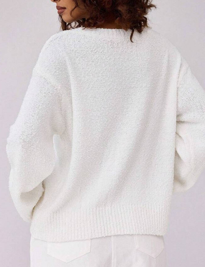 Pulóver Shein Forever 21, fehér