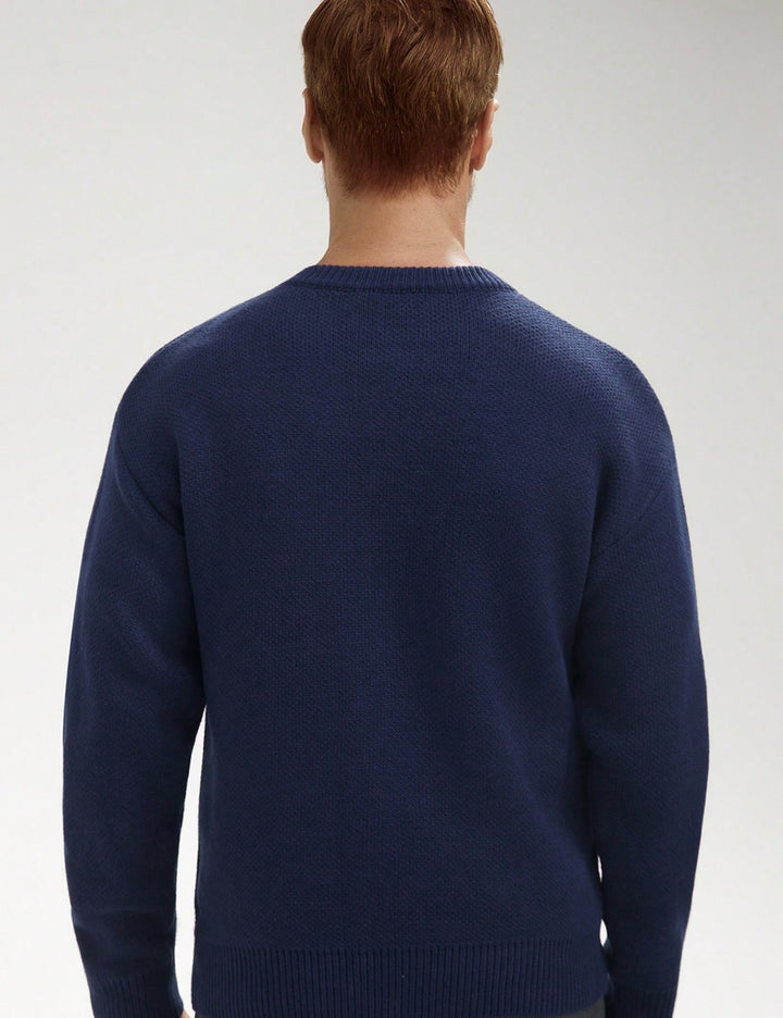 Pulover Shein, bleumarin