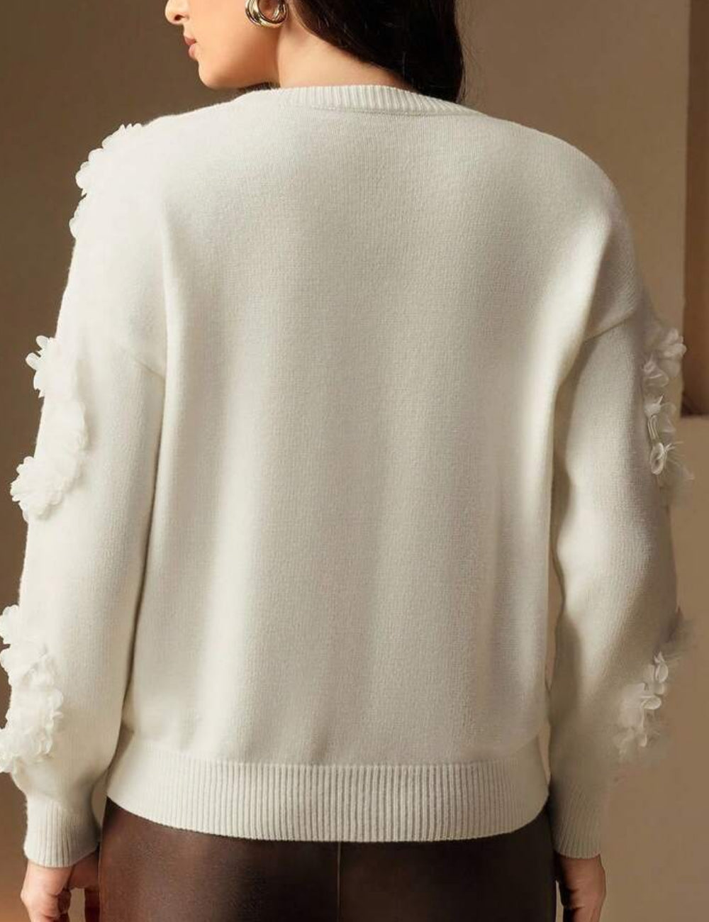 Pulover Shein, crem