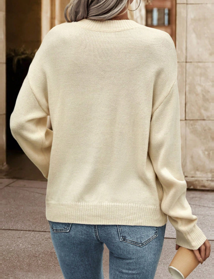Pulover Shein, crem