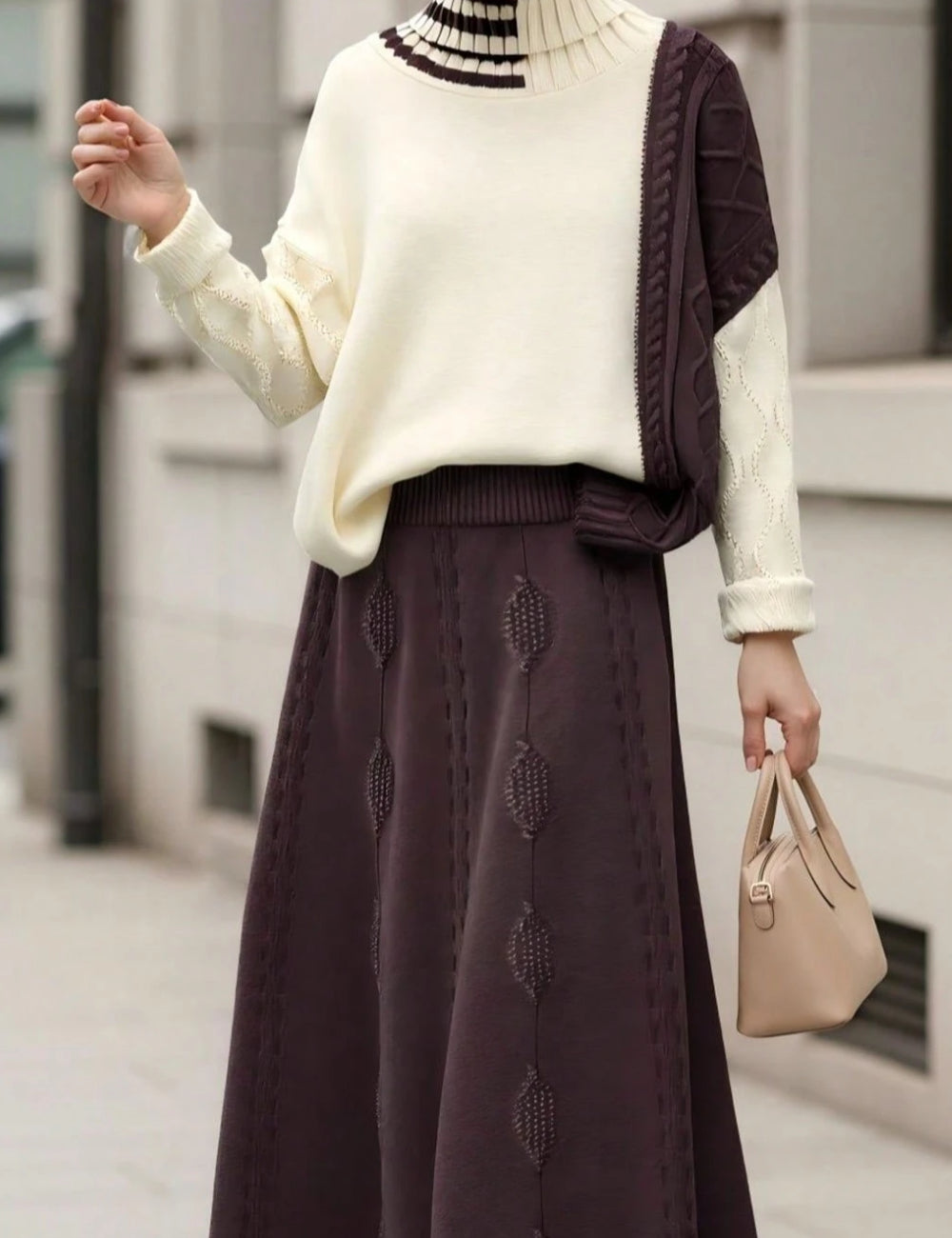 Pulover Shein Curve+, mix culori