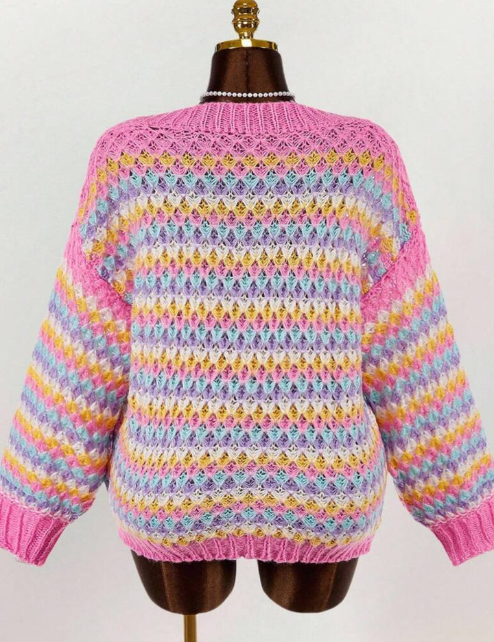 Pulover Shein Curve+, mix culori