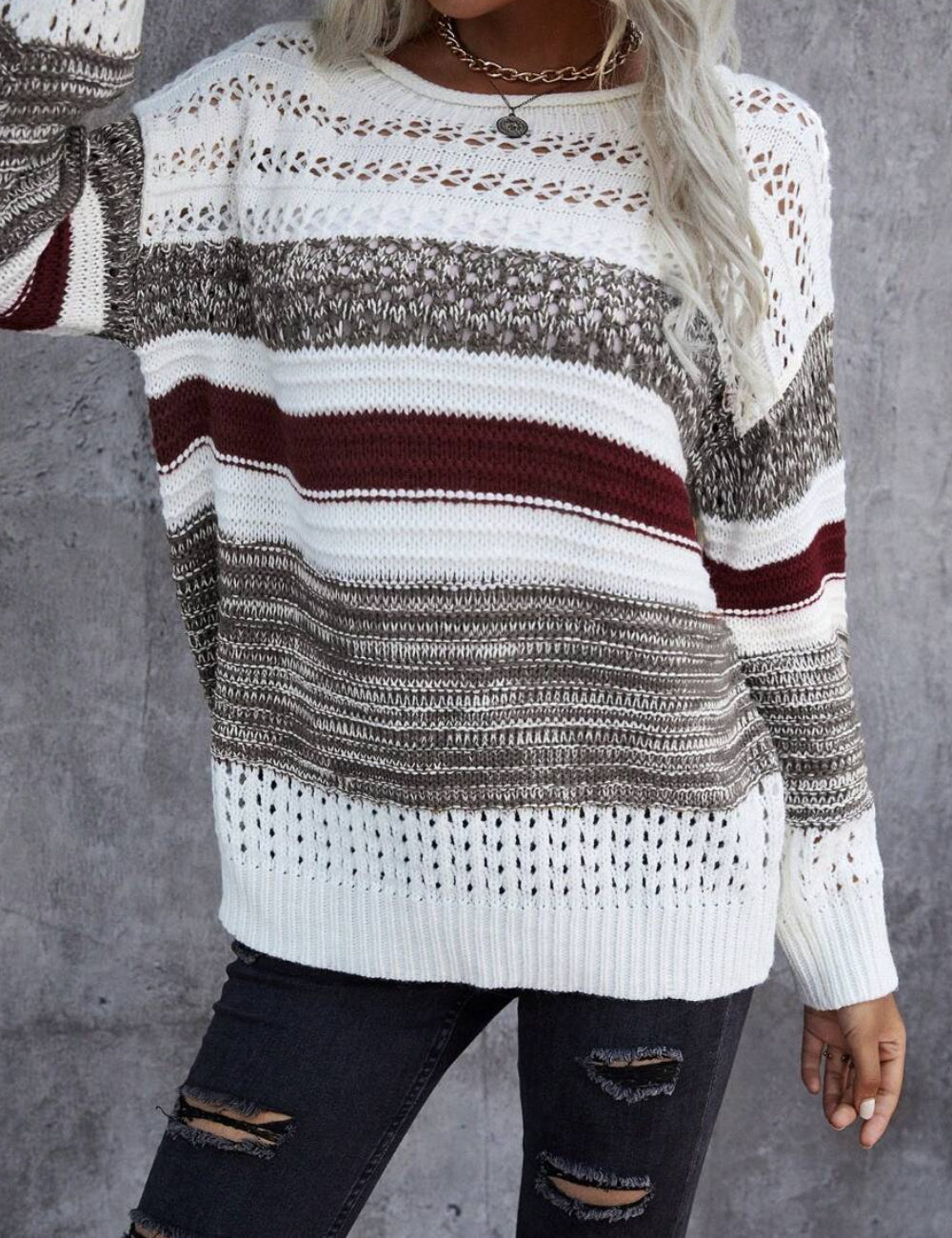 Pulover Shein, mix culori