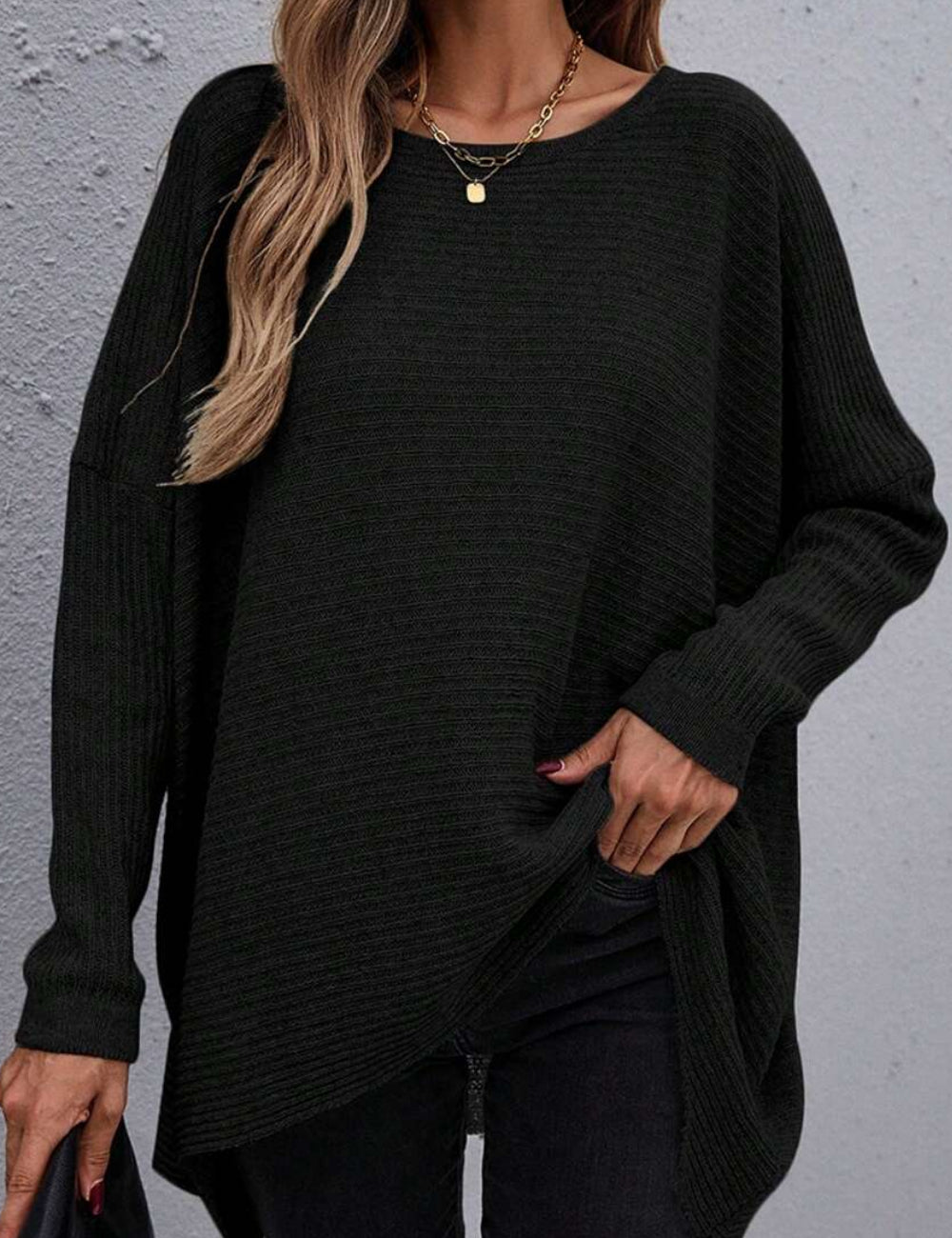 Pulover Shein, negru