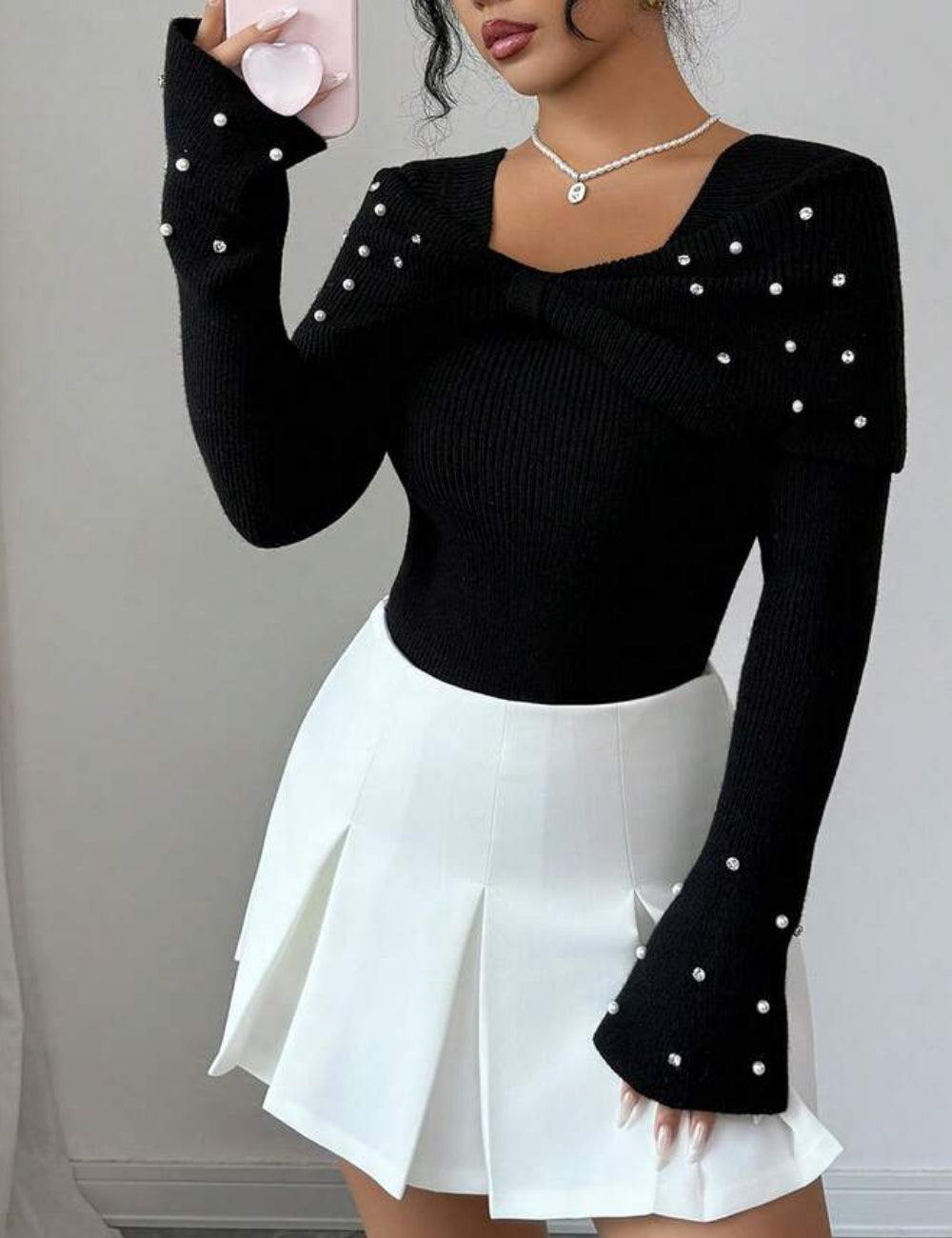 Pulover SHEIN, negru