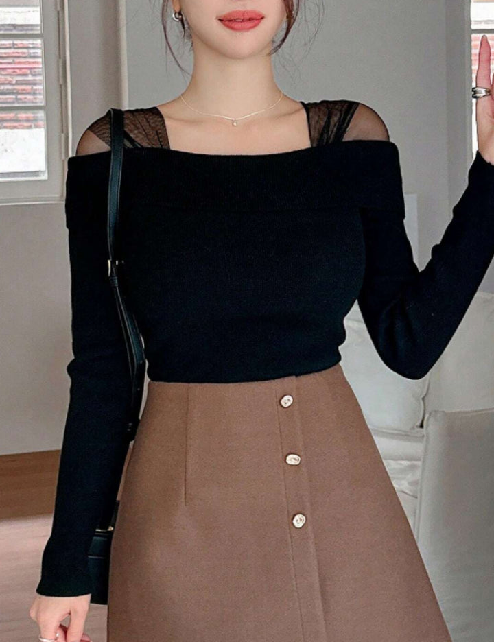 Pulover Shein, negru