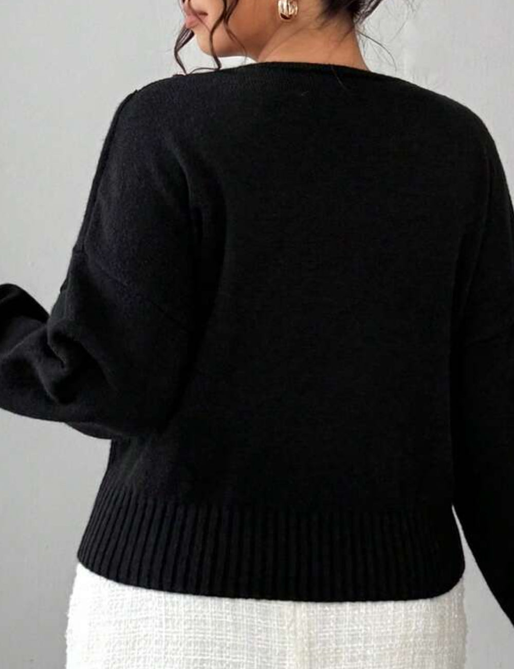 Pulover Shein, negru