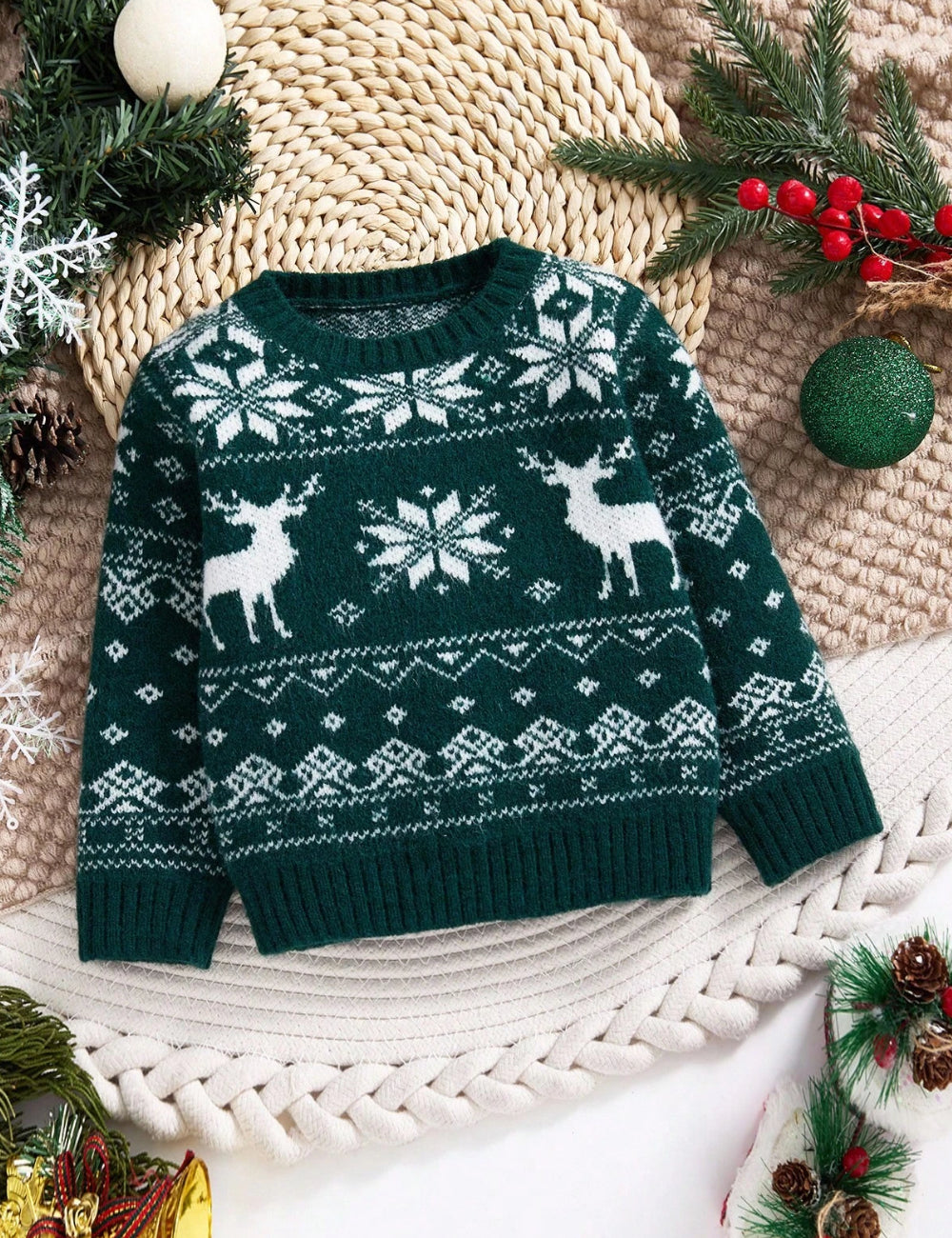 Pulover Shein, verde