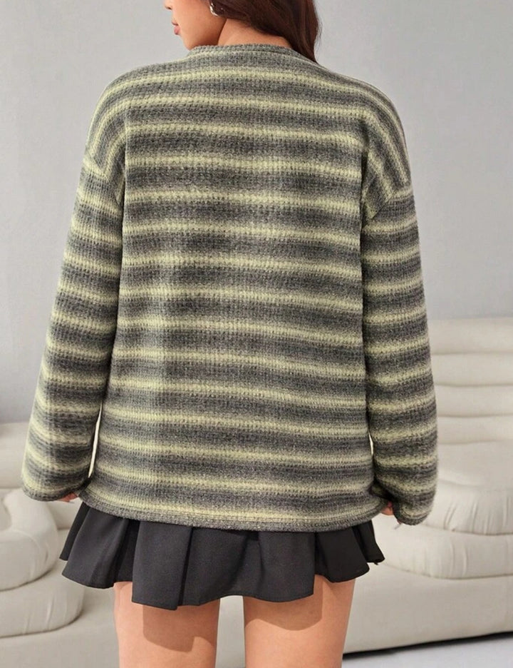 Shein Curve+ pulóver, zöld