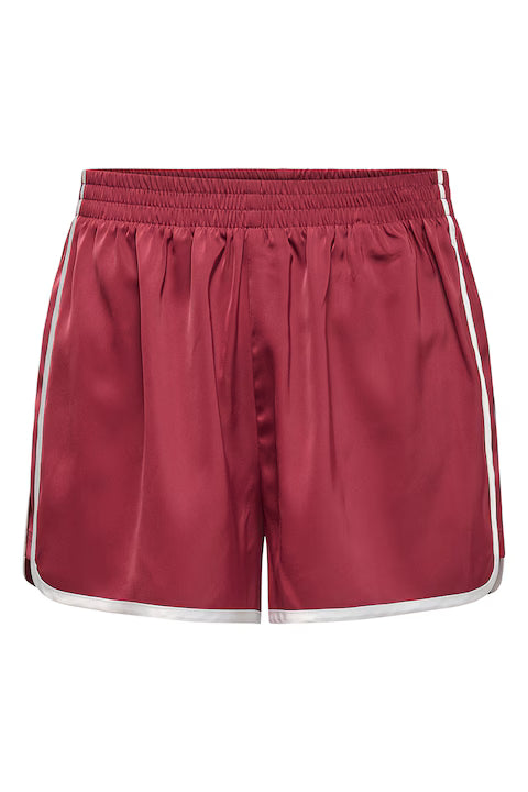 Pantaloni scurți ONLY, vișiniu