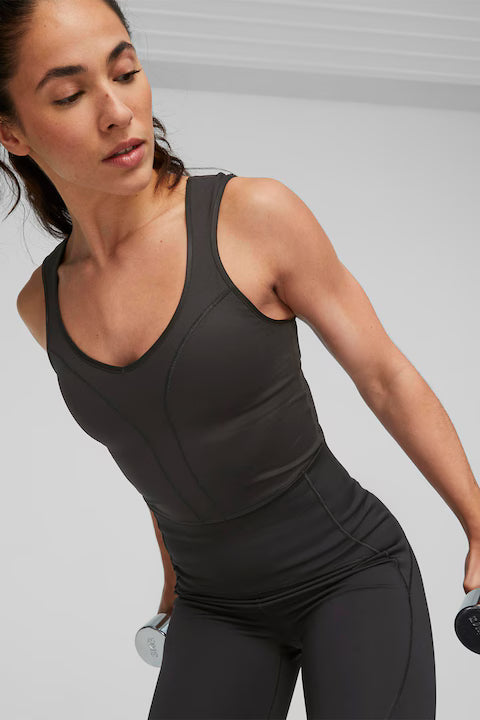 Top sport PUMA, negru