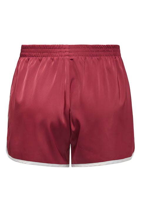 Pantaloni scurți ONLY, vișiniu