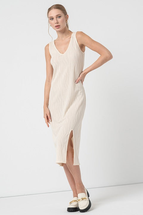 Rochie midi VERO MODA, crem