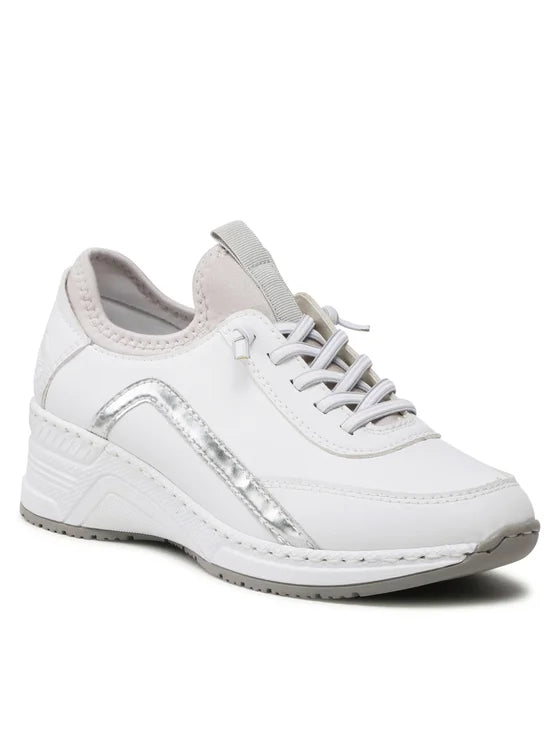 Pantofi sport RIEKER, alb