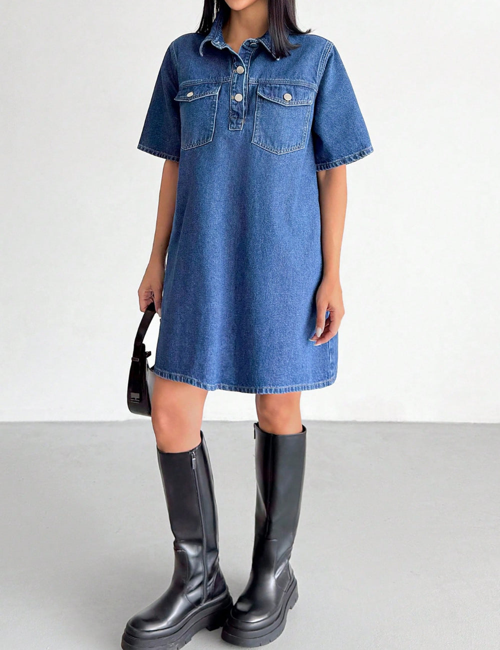Shein farmerruha, kék