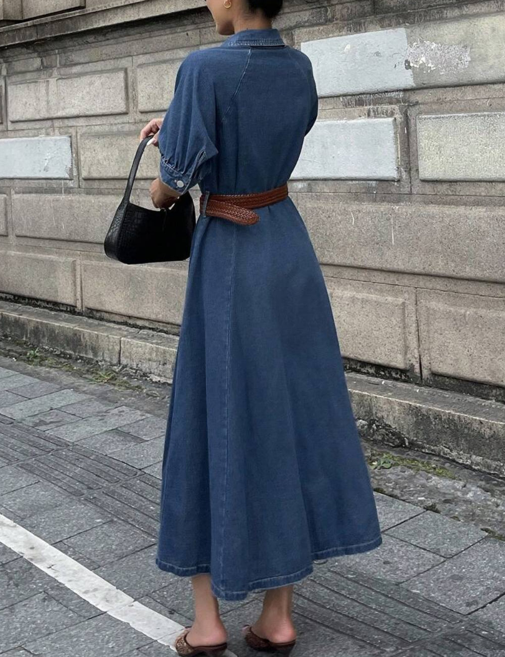 Rochie de blugi Shein DAZY, albastru