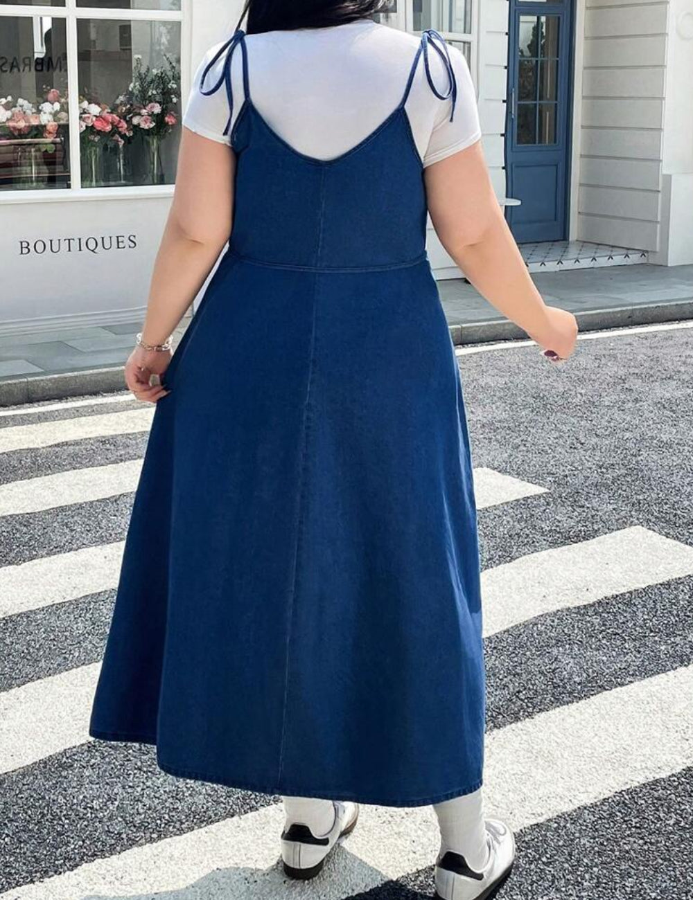 Rochie de blugi Shein Curve+, albastru