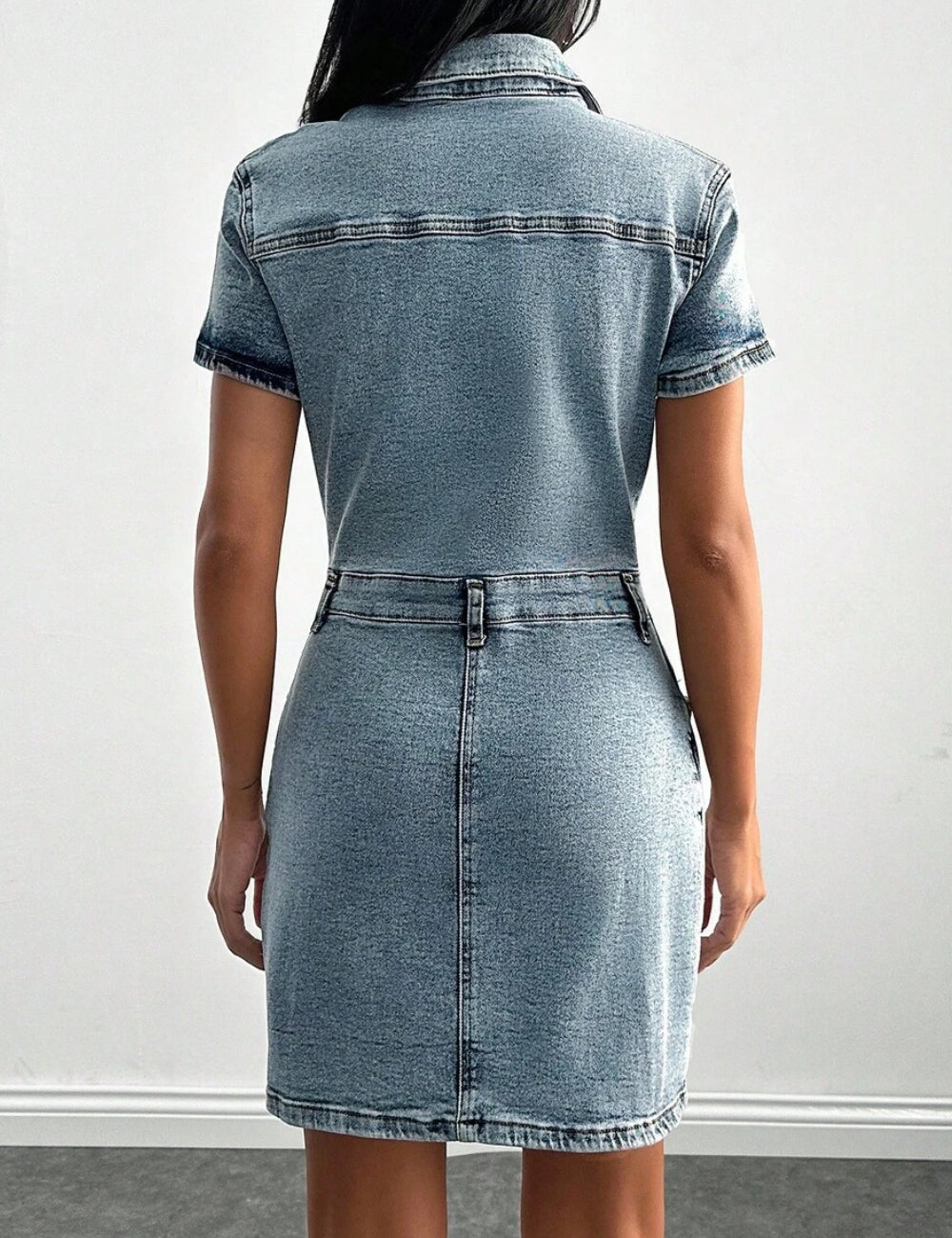 Shein Denim Dress, Blue
